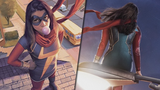 Closer Look at Iman Vellani’s ‘Ms. Marvel’ Costume Revealed…