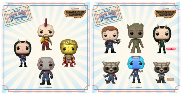 Guardians of the Galaxy vol3 Funko Pops