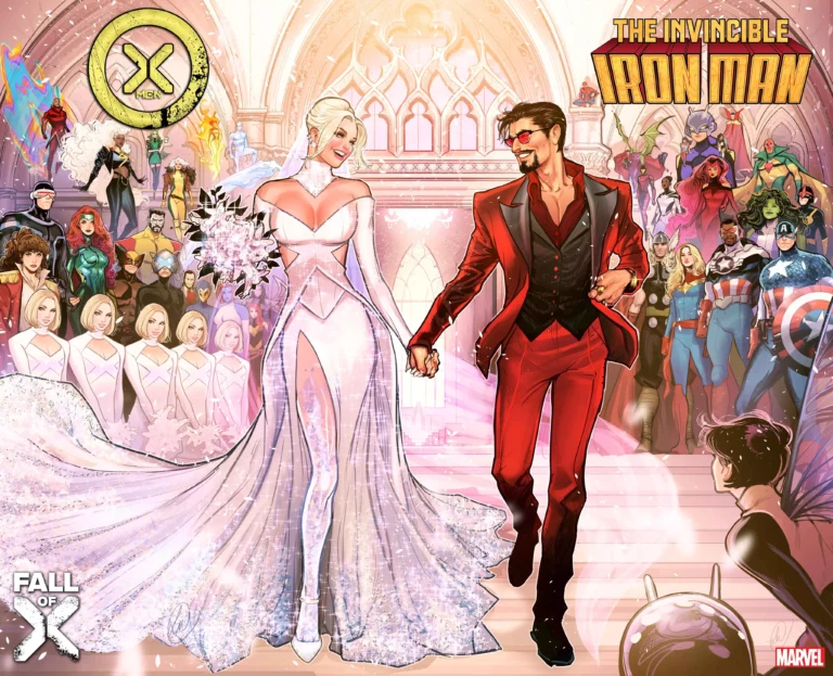 What makes Iron Man wed Emma Frost?