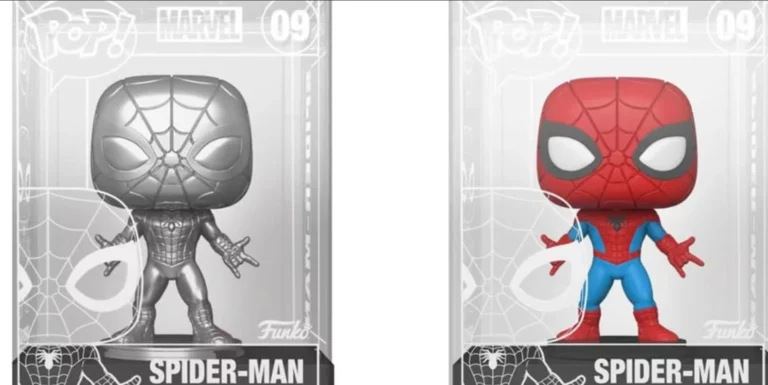 Die-Cast Spider-Man from Funko Pop may have a metallic chase variant