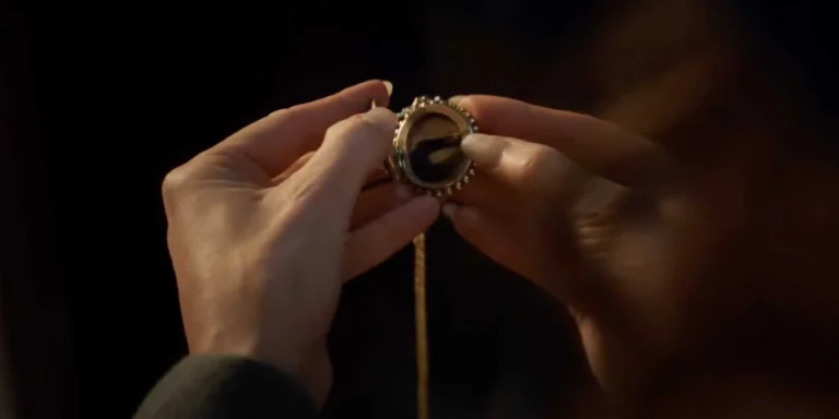 Whose hair has been in Agatha’s locket in Agatha All Along?